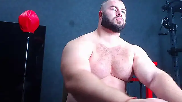Pertunjukan Kamera Web muscularjohnforuX