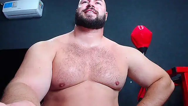 הופעת וובקאם של muscularjohnforuX