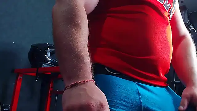 muscularjohnforuXのウェブカメラショー