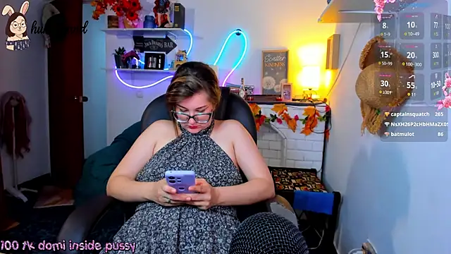 Show de HunnyyLove na webcam