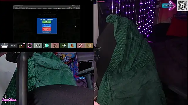 evamilaのウェブカメラショー