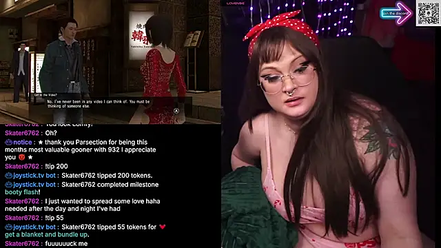 evamilaのウェブカメラショー