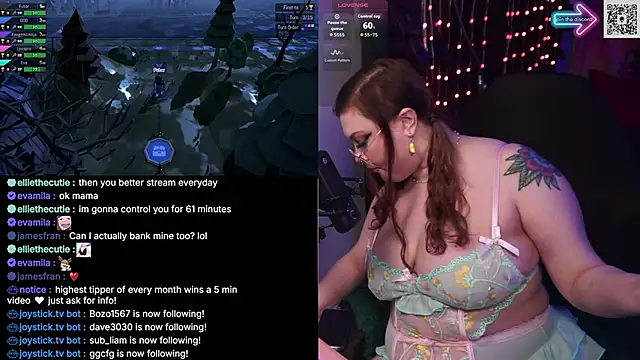 Show de webcam de evamila