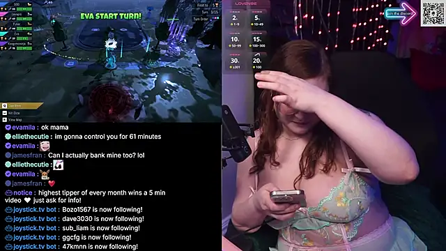 evamila Pertunjukan Webcam