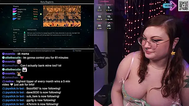 evamila webkamerás műsora