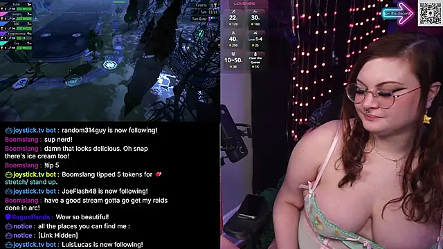 Show de webcam de evamila