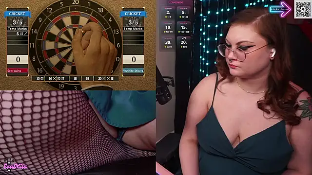 evamila: διαδικτυακό σόου στην κάμερα