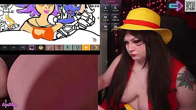 evamila webkamerás műsora