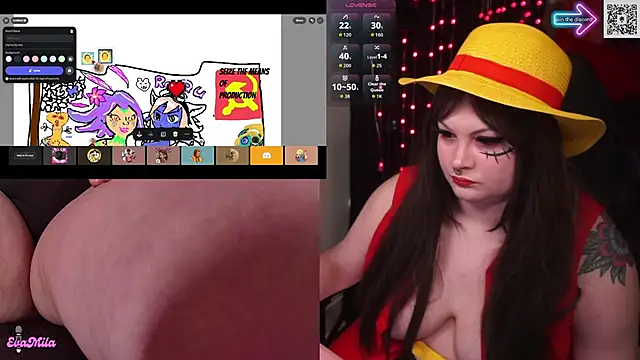 evamila Show in webcam