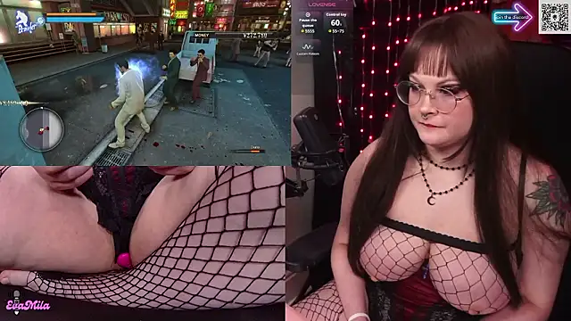 Show de webcam de evamila