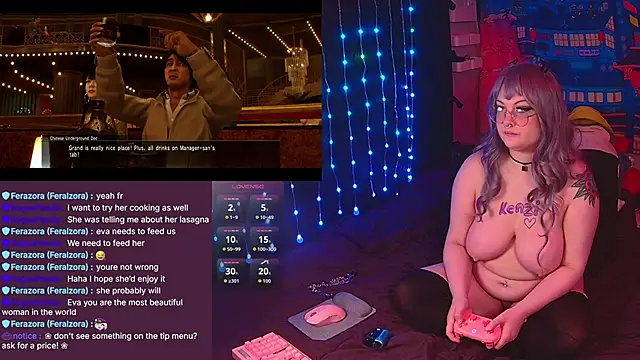 evamila Show in webcam