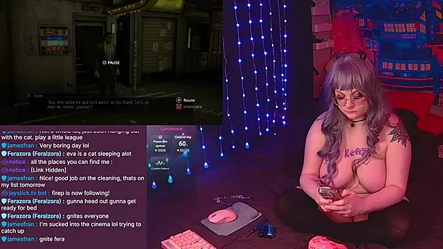 evamila webkamerás műsora