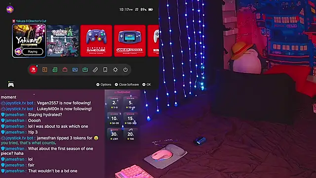 Show de webcam de evamila