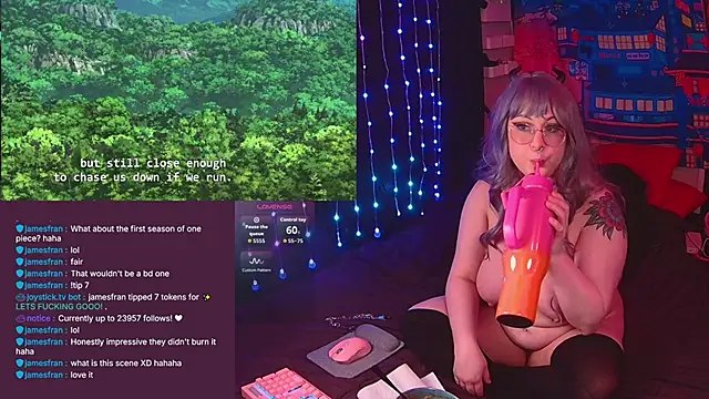 Show modela evamila na web-kameri