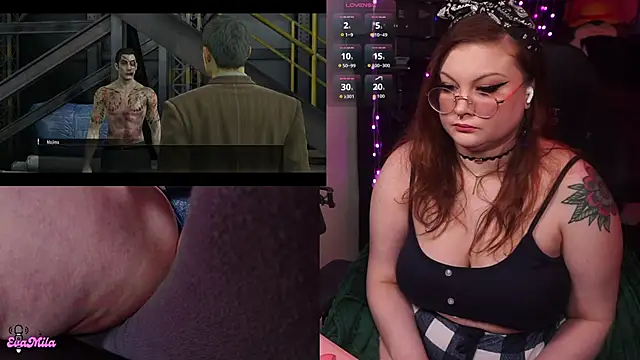 evamilaのウェブカメラショー