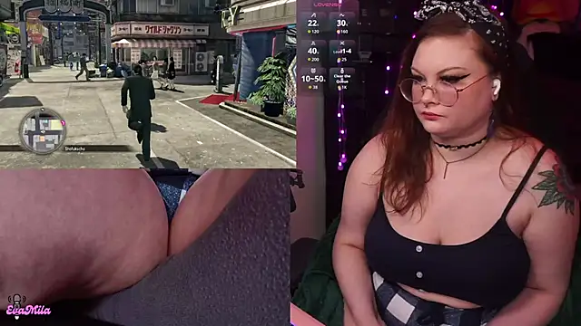 evamila 网络视讯表演