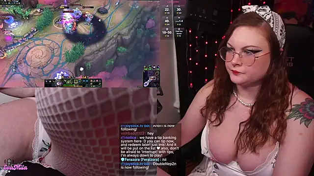 evamila Show in webcam