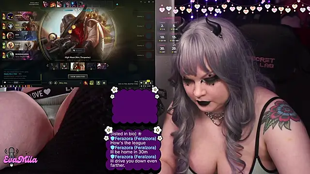 Pokazy przed kamerką – evamila