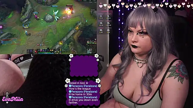 evamila Adlı Modelin Web Kamerası Şovu