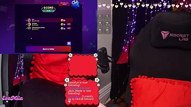 evamila Pertunjukan Webcam