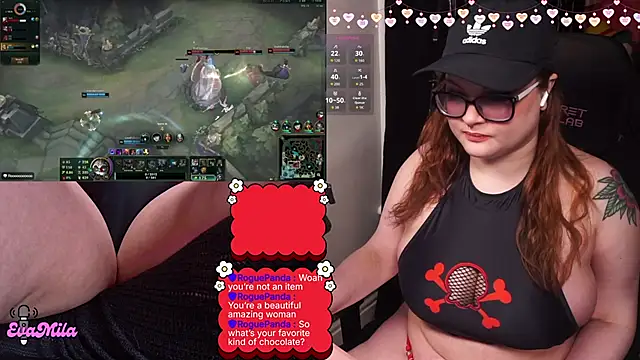 evamila ওয়েবক্যাম শো