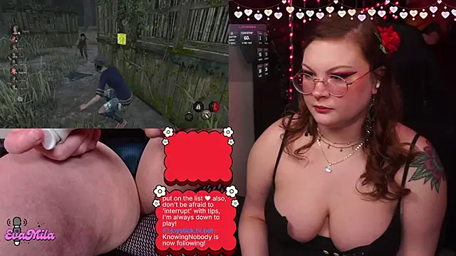 Show de webcam de evamila