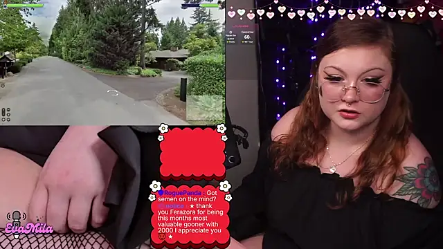 evamila 网络视讯表演