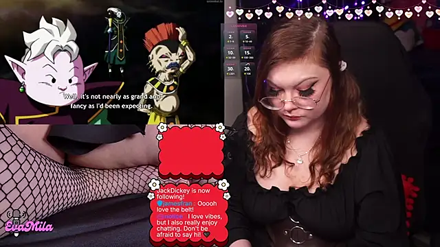 Show modela evamila na web-kameri