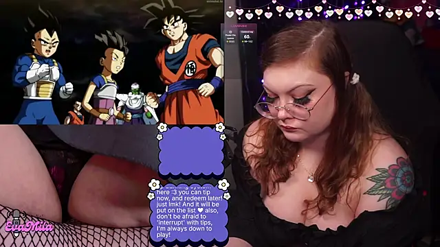 evamila Pertunjukan Webcam