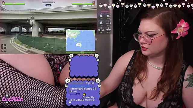 evamila webkamerás műsora