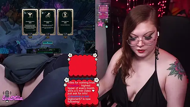 evamilan Webbikameraesitys