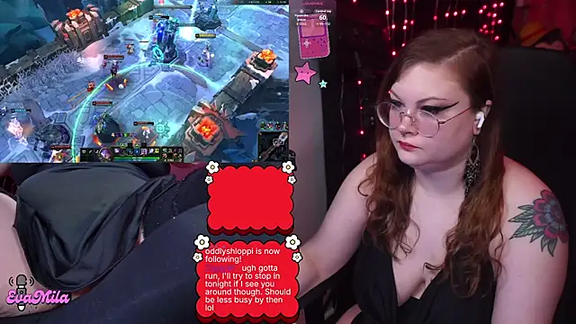 Вебкам-шоу evamila