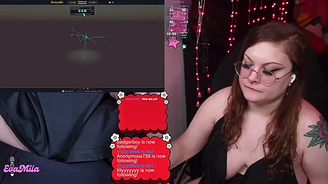 evamila Pertunjukan Webcam