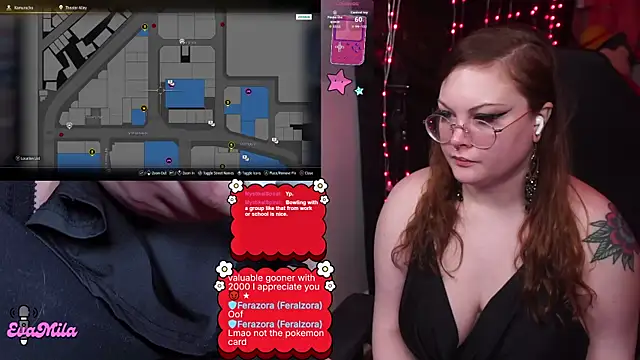 evamila Pertunjukan Webcam