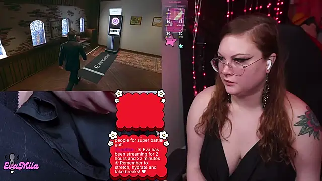 Show de webcam de evamila