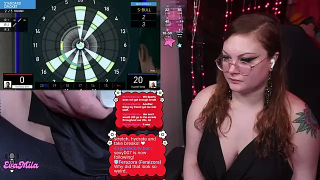 evamila webkamerás műsora