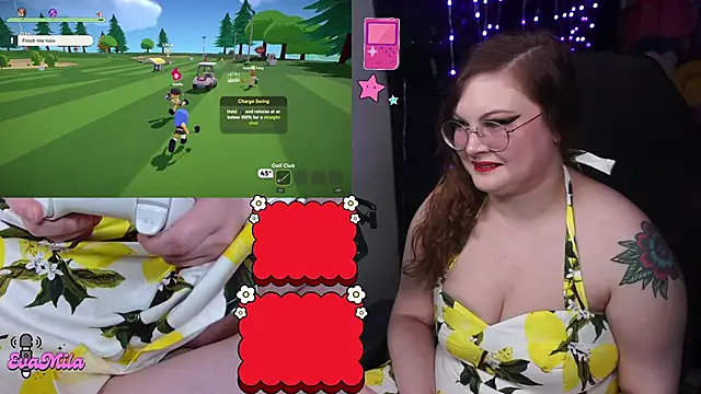 Show modela evamila na web-kameri