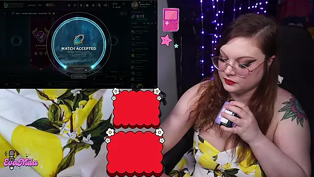 evamila ওয়েবক্যাম শো