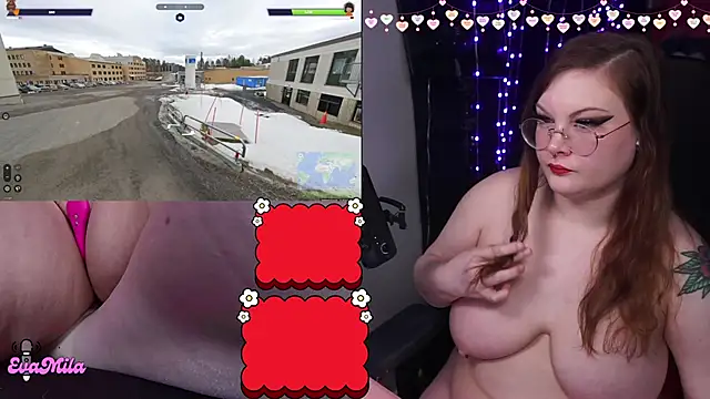 evamila: διαδικτυακό σόου στην κάμερα