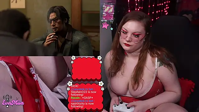 evamilaのウェブカメラショー