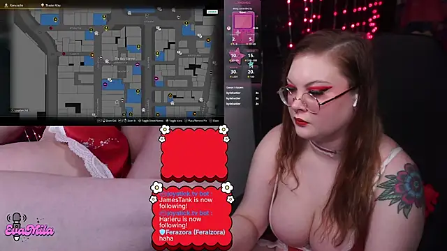 Show de webcam de evamila