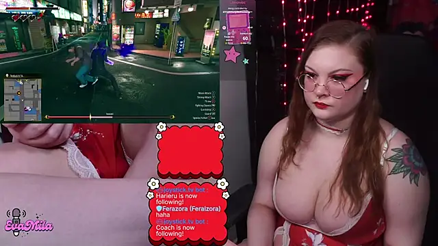 Show de webcam de evamila