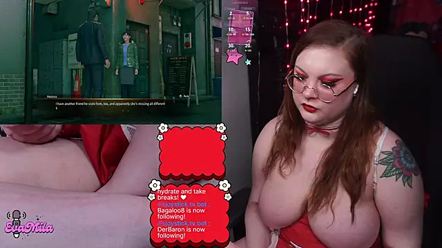 evamila webkamerás műsora