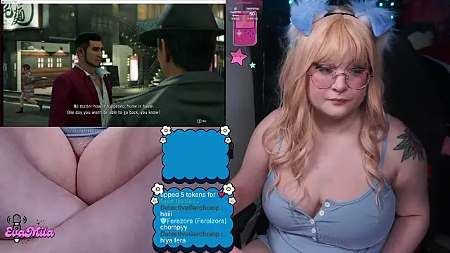 Show de webcam de evamila