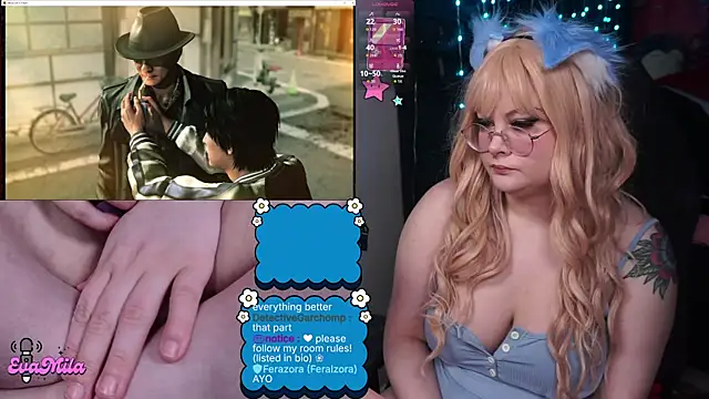 evamila Adlı Modelin Web Kamerası Şovu