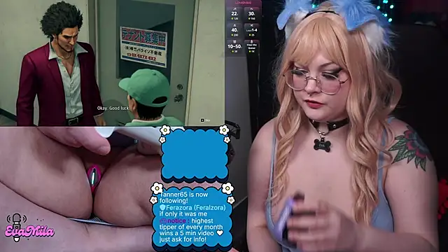 evamila Show in webcam