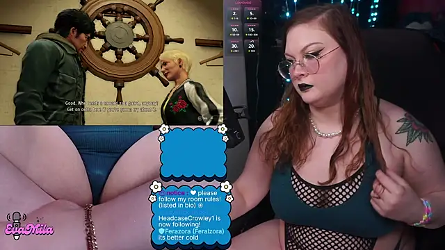 Show de evamila na webcam