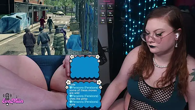 evamilaのウェブカメラショー