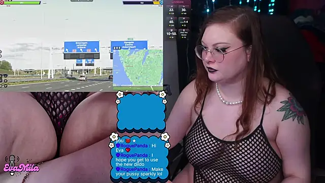 evamilaのウェブカメラショー