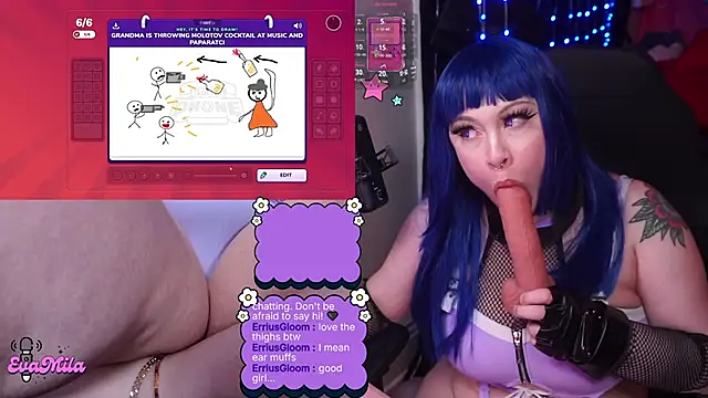 Show de webcam de evamila